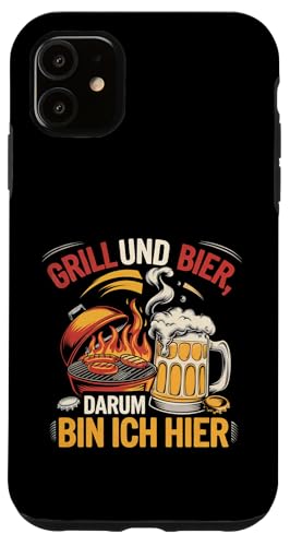 Hülle für iPhone 11 Grillen und Bier Humor Design von Grillen Bier Lustig Outift