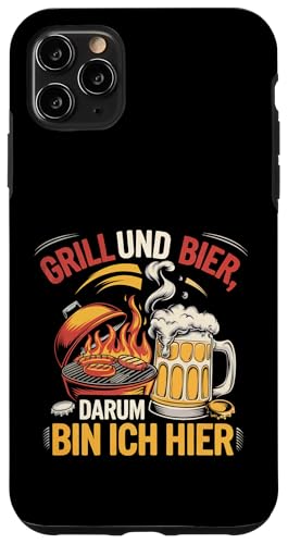 Hülle für iPhone 11 Pro Max Grillen und Bier Humor Design von Grillen Bier Lustig Outift