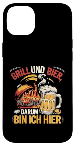 Hülle für iPhone 14 Plus Grillen und Bier Humor Design von Grillen Bier Lustig Outift