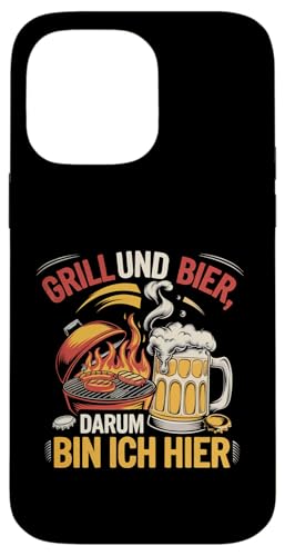 Hülle für iPhone 14 Pro Max Grillen und Bier Humor Design von Grillen Bier Lustig Outift