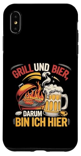 Hülle für iPhone XS Max Grillen und Bier Humor Design von Grillen Bier Lustig Outift