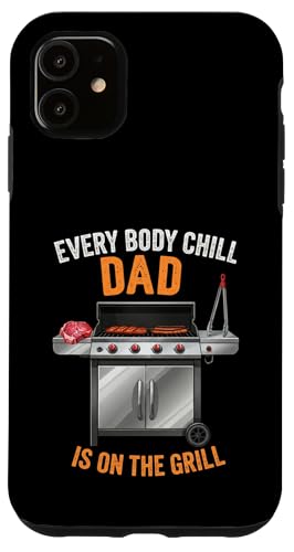 Hülle für iPhone 11 Lustiger Spruch Dad is on the Grill für Papa von Griller Sprüche