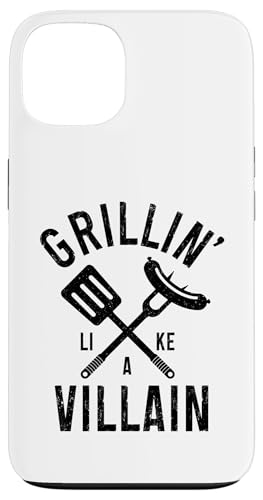 BBQ Grill Chef Lustig Vatertag Grillen wie ein Bösewicht Hülle für iPhone 13 von Grillin' Like A Villain - BBQ Apparel & Gifts