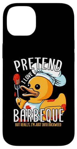 Hülle für iPhone 14 Plus Barbeque Gummiente BBQ Grill Entengrill Duckling Griller von Grilling Duck BBQ Duckling Rubber Duckies