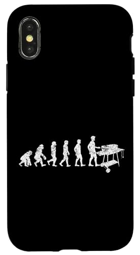 Hülle für iPhone X/XS Grillen Evolution Barbecue Funny BBQ Pig Meat Lover von Grilling Evolution Barbecue BBQ Meat Lover Gifts