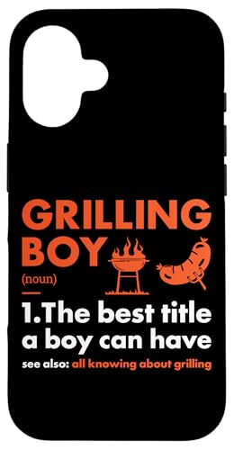 Hülle für iPhone 16 Griller Boy Definition Grillen von Grilling Hobby Present Griller Apparel