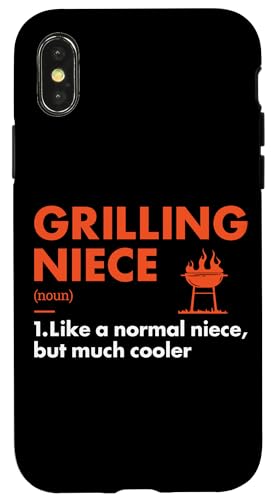 Hülle für iPhone X/XS Griller Nichte Definition Grillen von Grilling Hobby Present Griller Apparel