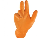 Grippaz 246 nitril handske orange 50 stk. – M / 8 von Grippaz