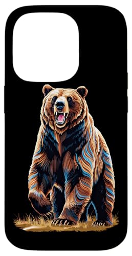 Hülle für iPhone 14 Pro Grizzly Bär von Grizzly Bear Ajeli