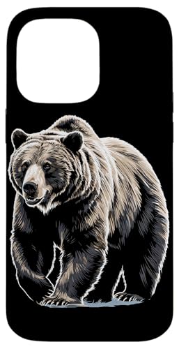 Hülle für iPhone 14 Pro Max Grizzly Bär von Grizzly Bear Ajeli