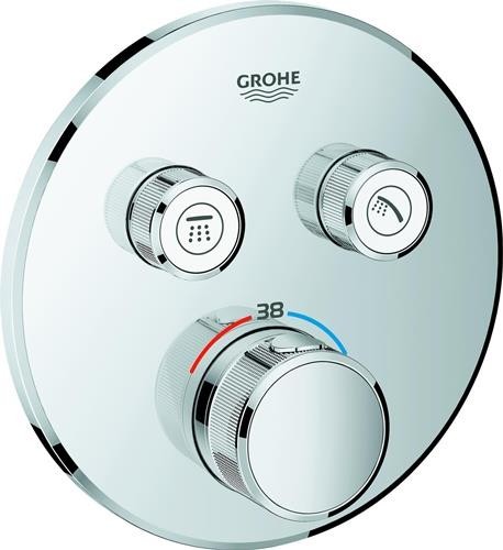 Grohe Thermostat GROHTHERM SMARTCONTROL rd 2 ASV chr Grohe Deutschland Vertriebs von Grohe Deutschland Vertriebs