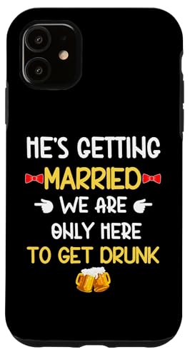 Hülle für iPhone 11 Bräutigam-Crew, Junggesellenabschied, Hochzeitsabend für Jungen von Groom Bachelor Party