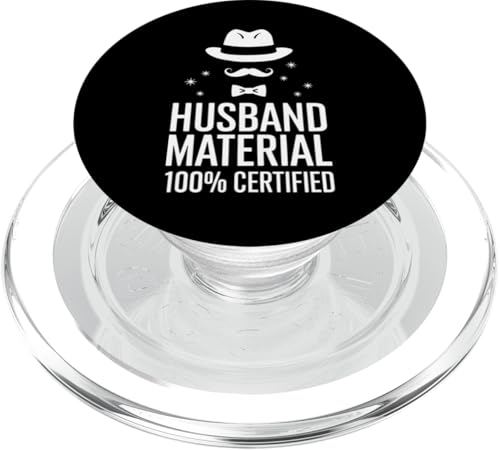 Material des Bräutigams Ehemanns, 100 % zertifiziert PopSockets PopGrip für MagSafe von Groom Wedding Marriage