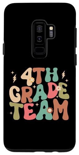Hülle für Galaxy S9+ 4. Klasse Team Groovy Back to School Cute Women Girl von Groovy Back to School Apparel for Teachers.