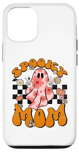 Hülle für iPhone 14 Pro Gruselige Mutter Groovy Matching Family Halloween Cute Boo von Groovy Matching Family Halloween Cute Boo Flowers