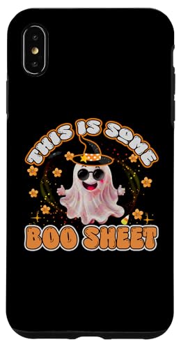 Hülle für iPhone XS Max This Is Some Boo Sheet Lustiges Halloween-Shirt für Herren und Damen von Groovy Matching Family Halloween Cute Boo Flowers