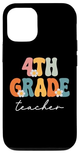 Hülle für iPhone 12/12 Pro Lehrerin der 4. Klasse, tolle Schulanfang, süße Lehrerinnen von Groovy School Apparel Co.