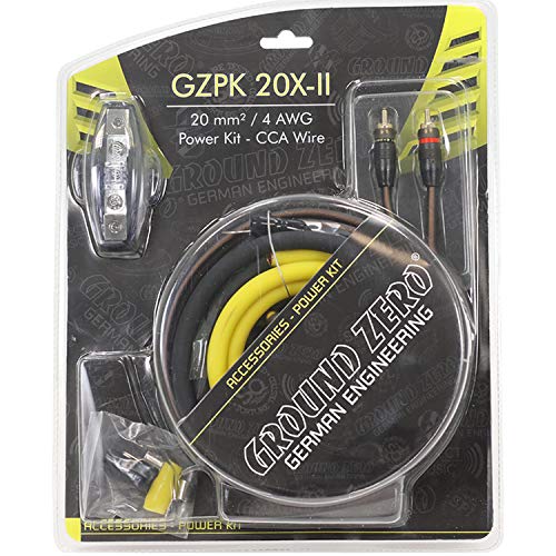 GZPK 20X-II Ground Zero 4 AWG Kabelsatz von Ground Zero