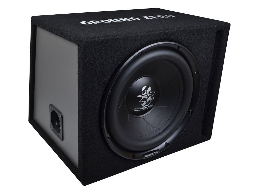 Ground Zero GZIB 30BR 30cm Bassreflex Gehäusesubwoofer Auto-Subwoofer von Ground Zero