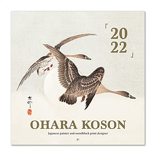 Grupo Erik Japan Ohara Koson Kalender 2022 Wandkalender 2022 Groß für 16 Monate von Grupo Erik