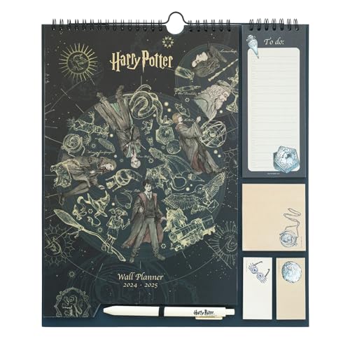 Grupo Erik Kalender 2024 2025 Harry Potter Kalender 2025 Wandkalender 2024 2025 - Familienplaner 2025 - Monatsplaner für 16 Monate - Offizieller Harry Potter Fanartikel von Grupo Erik