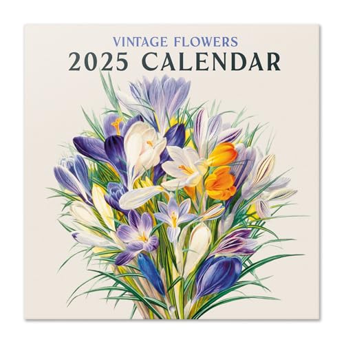 Kalender 2025 Wandkalender 2025 Grupo Erik Botanic Blumen Kalender 2025 Familienplaner 30 x 30 cm Jahreskalender Familienkalender 2025 12 Monate von Grupo Erik