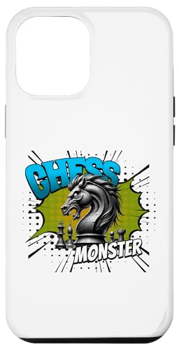 Hülle für iPhone 12 Pro Max Schachfigur Schach Figur Monster Pferd von Gruseliges Schachbrett Spiel