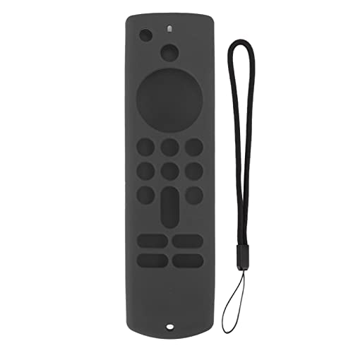 Fernbedienungs -Silikonabdeckung, Anti -Slip -Schutzhülle Fernbedienungsschutzabdeckung mit Lanyard 3rd Gen für TV -Stick -Fernbedienung (Grey Set) von Gsycle