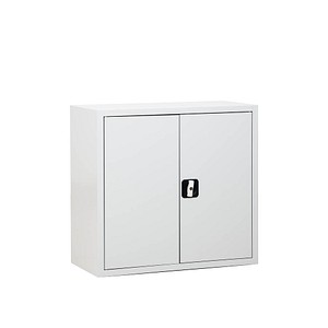 Gürkan Stahlschrank 100003 lichtgrau 80,0 x 38,0 x 75,0 cm, aufgebaut von Gürkan