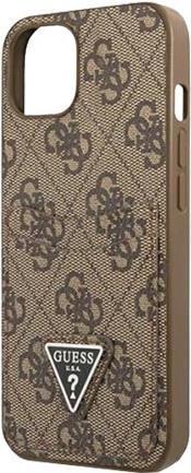 GUESS Hard Cover 4G Triangle Logo Cardslot Brown, f�r iPhone 13 Mini, GUHCP13SP4TPW (GUHCP13SP4TPW) von Guess