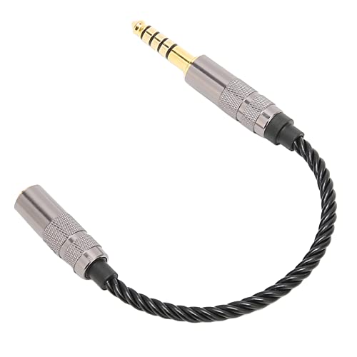 Gugxiom 4,4 Mm Symmetrischer Stecker auf 3,5 Mm Stereo-Kopfhörer-Adapterkabel, Vergoldet, OFC-Kabel für NW-ZX507 DMP-Z1 NW-ZX300A NW-WM1Z TA-ZH1ES NW-WM1A MDR-Z1R PHA-2A Usw von Gugxiom