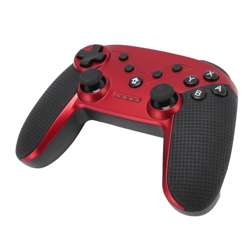 Gugxiom Gaming-Controller, Dual-Motor-Vibration und -Boost-Funktion, V2.1, 4 Blaue LED-Anzeigeleuchten, Wiederaufladbarer Akku, für Switch, Switch Lite, Switch OLED, PC, von Gugxiom