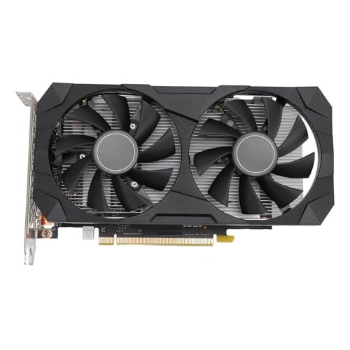 Gugxiom Grafikkarte 950 2 GB DDR5, 128 Bit 1200 MHz 6600 MHz PCI Express 3.0 16X Gaming-Grafikkarte mit HDMI, Display-Port X 3, 4 Display-Ausgänge, Zwei Lüfter von Gugxiom