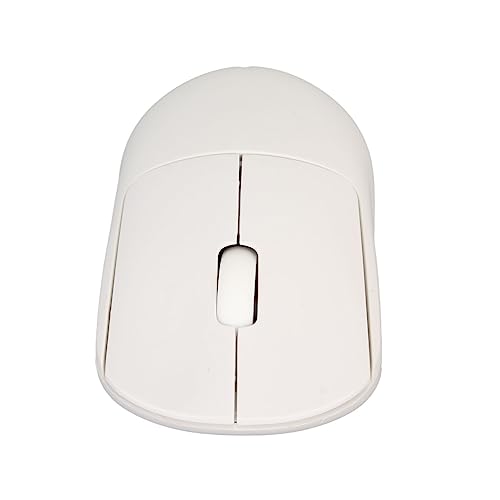 Gugxiom Kabellose Gaming-Maus, 1200 DPI 2,4 G, Ergonomisches Design, Komfortabler Griff, Batteriebetriebene Maus für Desktop-PC, Laptop (Weiss) von Gugxiom