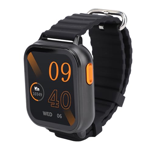 Gugxiom Smartwatch mit Ohrhörern, 1,91 Zoll Runde Fitnessuhr, 2-in-1-Bluetooth-Uhr mit Mehreren Sportmodi, Wecker für Android (Black) von Gugxiom