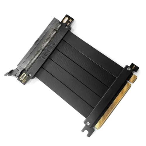 Guihydur PCI-E 4.0 16 X Grafikkarten-VerläNgerungskabel, Adapterplatine, Erweiterungsport, 180-Grad-15-Cm-Kabel von Guihydur