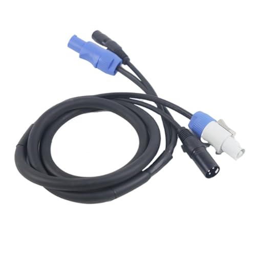 Guihydur -Powercon-Kabel, Kombination Aus Powercon-Stecker und -XLR-Signalleitung für Lichtstromanschluss, Signalübertragung (B) von Guihydur