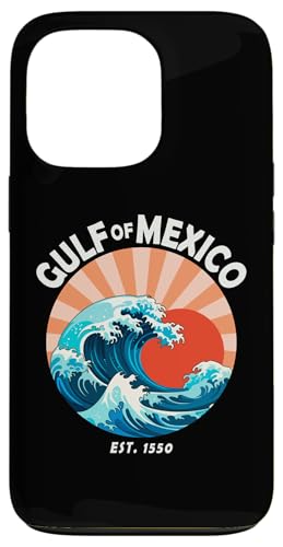 Gulf of Mexico Est 1550 Retro Vintage Beach Gulf of Mexico Hülle für iPhone 13 Pro von Gulf of Mexico Forever Retro Beach Tee Store