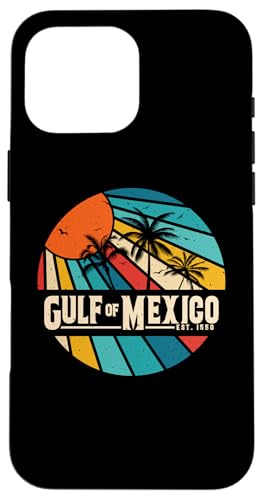 Gulf of Mexico Est 1550 Retro Vintage Beach Gulf of Mexico Hülle für iPhone 16 Pro Max von Gulf of Mexico Forever Retro Beach Tee Store