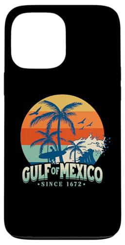 Gulf of Mexico Since 1672 Retro Vintage Beach Gulf of Mexico Hülle für iPhone 13 Pro Max von Gulf of Mexico Forever Retro Beach Tee Store