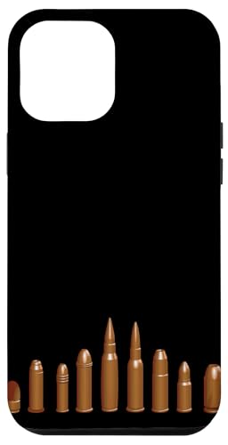 Hülle für iPhone 12 Pro Max Pistole, Waffe und Kugeln von Gun or Weapon Apparel & Accesories