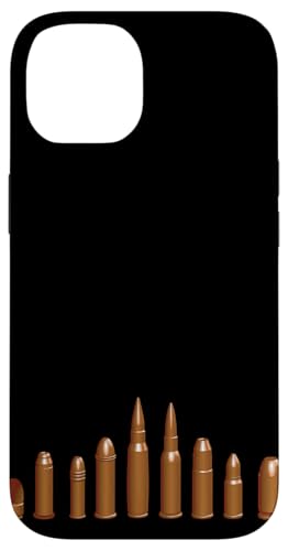 Hülle für iPhone 14 Pistole, Waffe und Kugeln von Gun or Weapon Apparel & Accesories