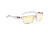 Gunnar Optiks Enigma, Rechteck, Spiel, Transparent, Nylon-Polymer, Weite Passform, Bernstein von Gunnar