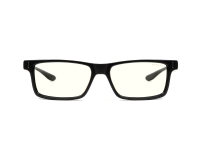 Gunnar Optiks Vertex, Unisex, Rechteck, Mode, Schwarz, Kunststoff, Transparent von Gunnar