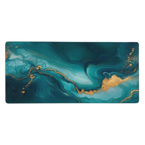 Gaming Mauspad Rosa, Groß Mousepad Traum Mousepad XXL 1000x500x3mm, Genähte Kanten Mousepad Gaming Zubehör, Mouse Pad mit rutschfeste Gummibasis, Room Office Desktop Dekoration, Geschenk für Frauen von Guofuos