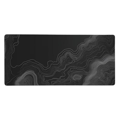 Gaming Mauspad Sonnenuntergang, Groß Mousepad Meer Mousepad XXL 600x300x3mm, Genähte Kanten Mousepad Gaming Zubehör, Mouse Pad mit rutschfeste Gummibasis, Room Office Desktop Schutz,Geschenke Männer von Guofuos