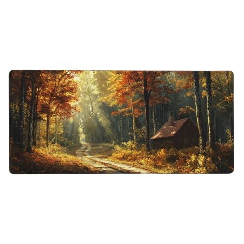 Mousepad Farbe Schreibtischunterlage Sternenhimmel 600x400x3mm, Mousepad Gaming Zubehör mit Spezielle Oberfläche Verbessert Präzision und Geschwindigkeit, rutschfeste Gummibasis, Für Männer -LL784 von Guofuos