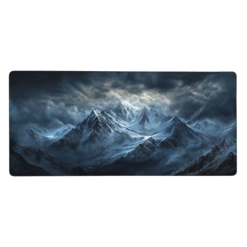 Mousepad Sonnenuntergang Schreibtischunterlage Landschaft Gaming Zubehör für Mousepad Verbesserung der Spielgenauigkeit und Geschwindigkeit,Die Kanten nähen.Rutschfeste Gummibasis,Geschenke für Männer von Guofuos