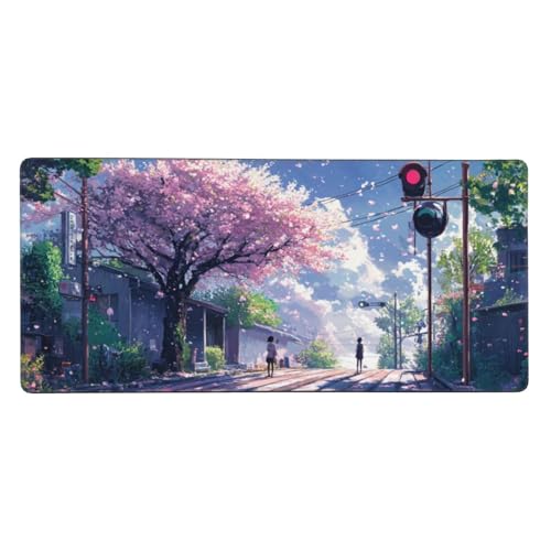 Mousepad Tier Schreibtischunterlage Niedlich, Mousepad Gaming Zubehör mit Anti-Rutsch und Wasserdicht Genähte Kanten. Gummibasis Für Verbesserung Der Spielgenauigkeit Geschwindigkeit, Geschenke -LL727 von Guofuos