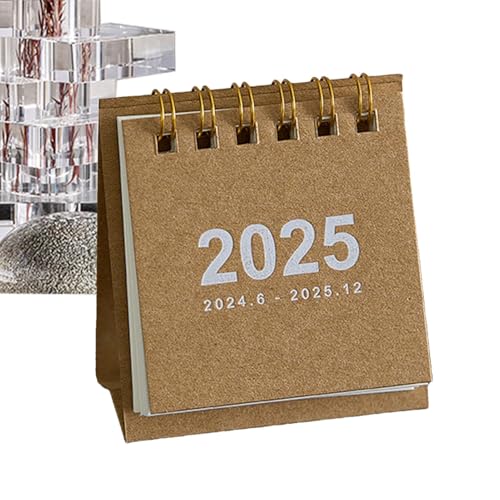 Gupcaqosjw 10x Tischkalender 2025, Schreibtischkalender 2025, Niedlicher Tagesplaner Einfaches Kalenderbuch, Desktop Kalender, 2025 Spiral Zeitmanagement Wochenplaner, Einfaches Kalenderbuch von Gupcaqosjw